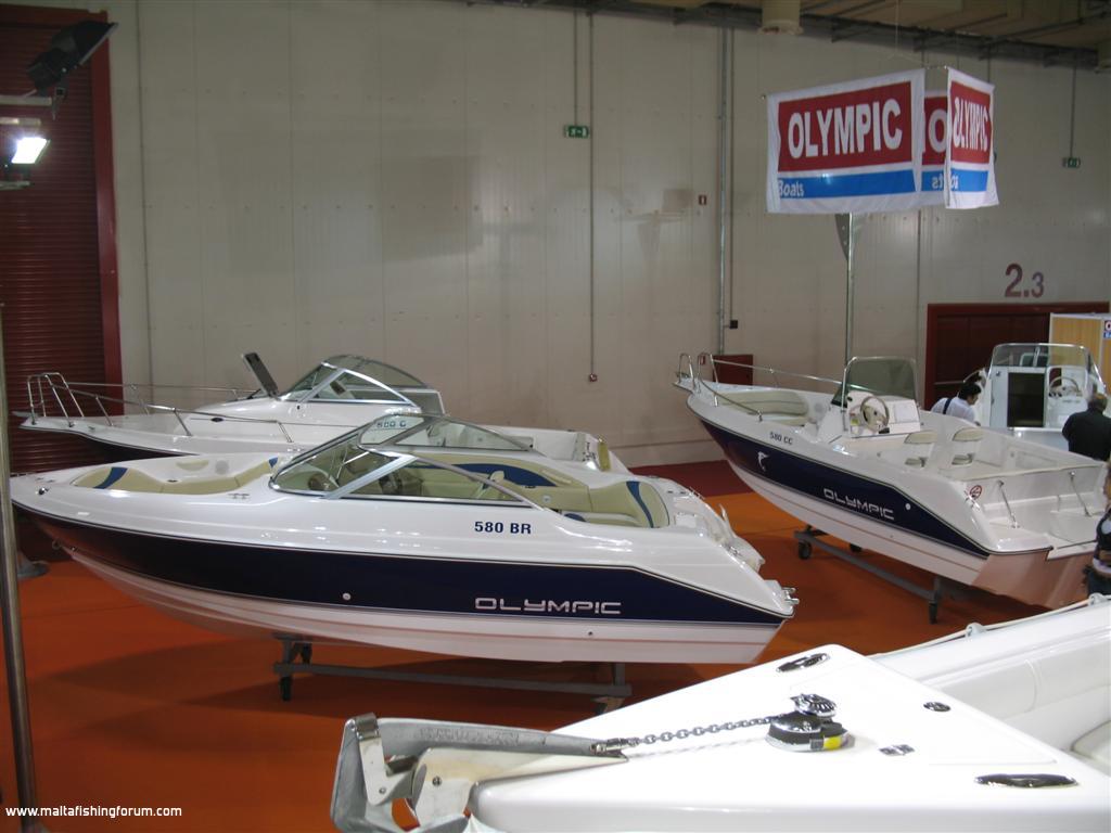 OLYMPIC BOATS at the ATHENS BOAT SHOW