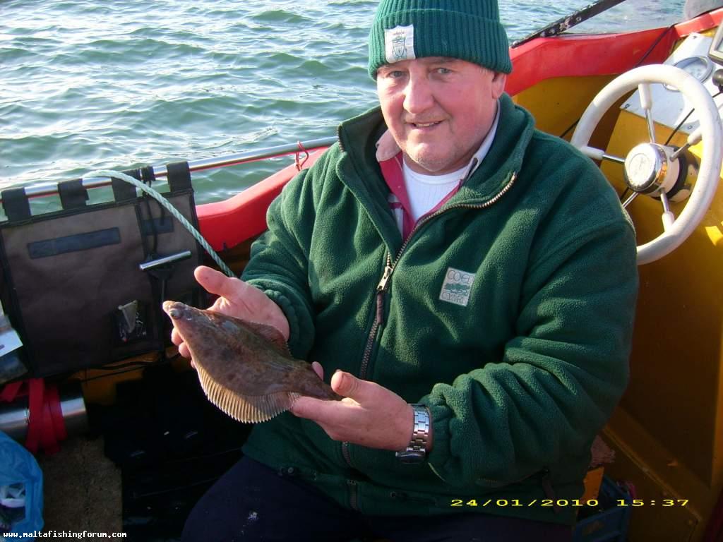 A nice sand dab in sub zero temperature