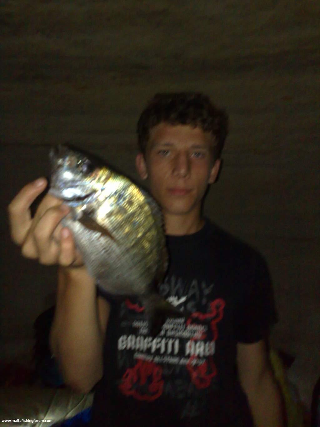 Very nice sargu Caught at night