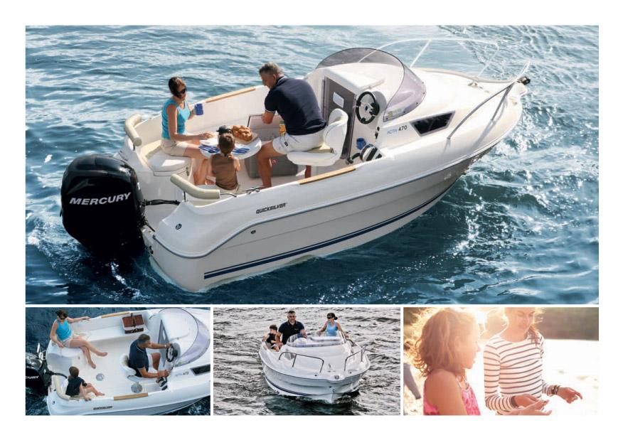 New 16ft QUICKSILVER ACTIV 470 Powered by MERCURY 4 Stroke 50Hp EFI Launched