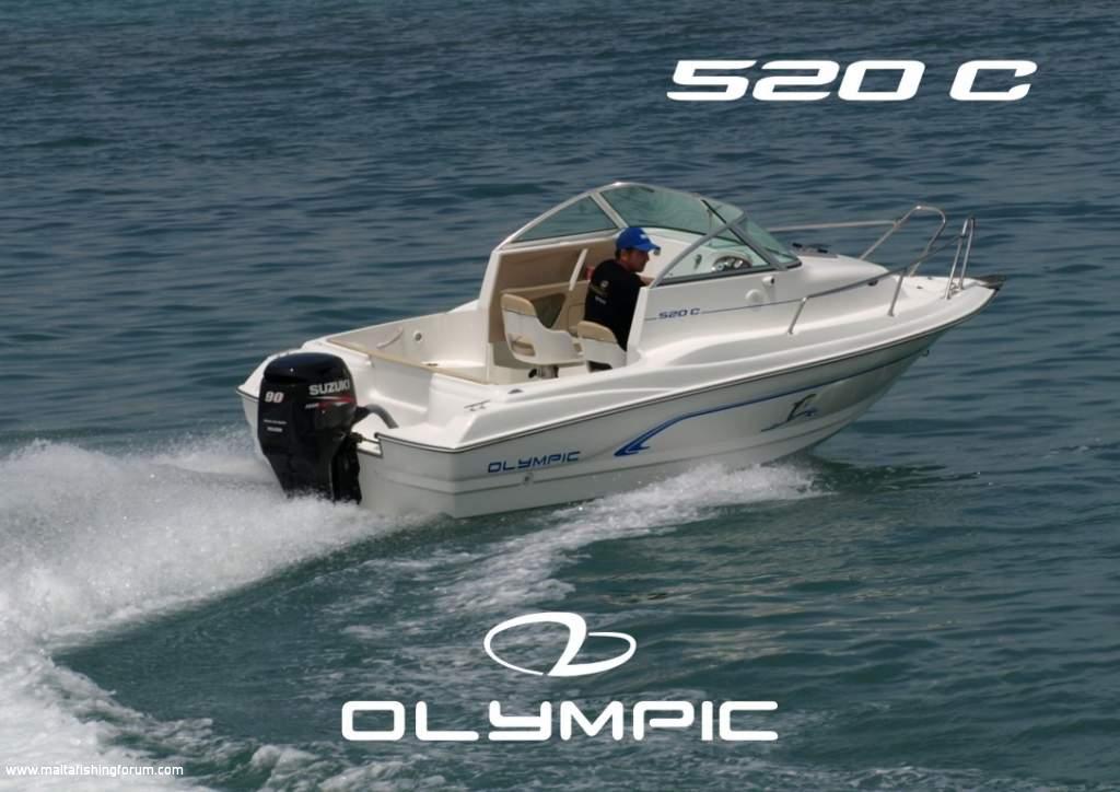 18ft OLYMPIC 520C - Day Cruiser Powered by MERCURY